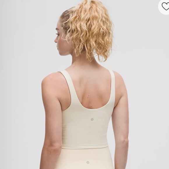 Lululemon Align Ribbed Tank Top light gray/pewter Size 12 - Picture 2 of 8